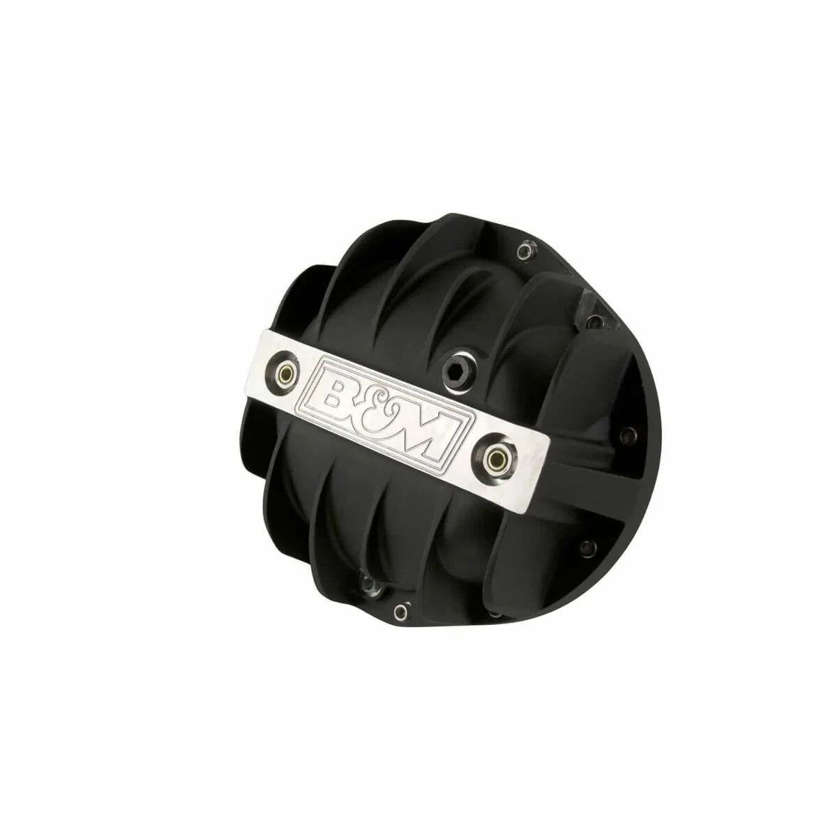 B&M Hi-Tek Aluminum DifferentialCover for GM 8.875inch 12-bolt Truck-Black-71504